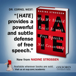 Oxford Press - HATE - Why We Should Resist it With Free Speech, Not Censorship
