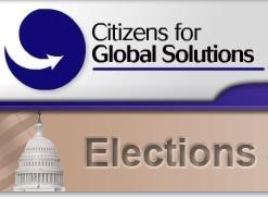 Citizens for Global Solutions (Senate questionnaire on international topics)