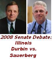  Sen. Dick Durbin (D, incumbent) vs. Dr. Steven Sauerberg (R)