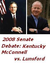 Sen. Mitch McConnell (R, incumbent) vs. Bruce Lunsford (D)