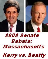  Sen. John Kerry (D, incumbent) vs. Jeff Beatty (R)