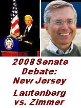  Sen. Frank Lautenberg (D, incumbent) vs. Rep. Dick Zimmer (R)