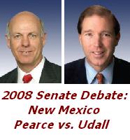  Rep. Steve Pearce (R) vs. Rep. Tom Udall (D)