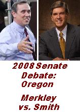  Sen. Gordon Smith (R, incumbent) vs. State Rep. Jeff Merkley (D)