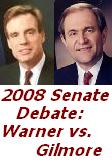  Gov. Jim Gilmore (R) and vs. Gov. Mark Warner (D) 